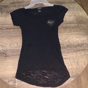 Rue 21 Sheer See Thru Shirt. Worn Few Times No Flaw Size Small.